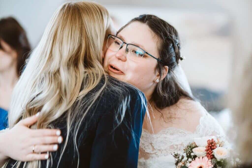 Brautpaar Gäste Gratulation Hochzeit Hochzeitsfotograf